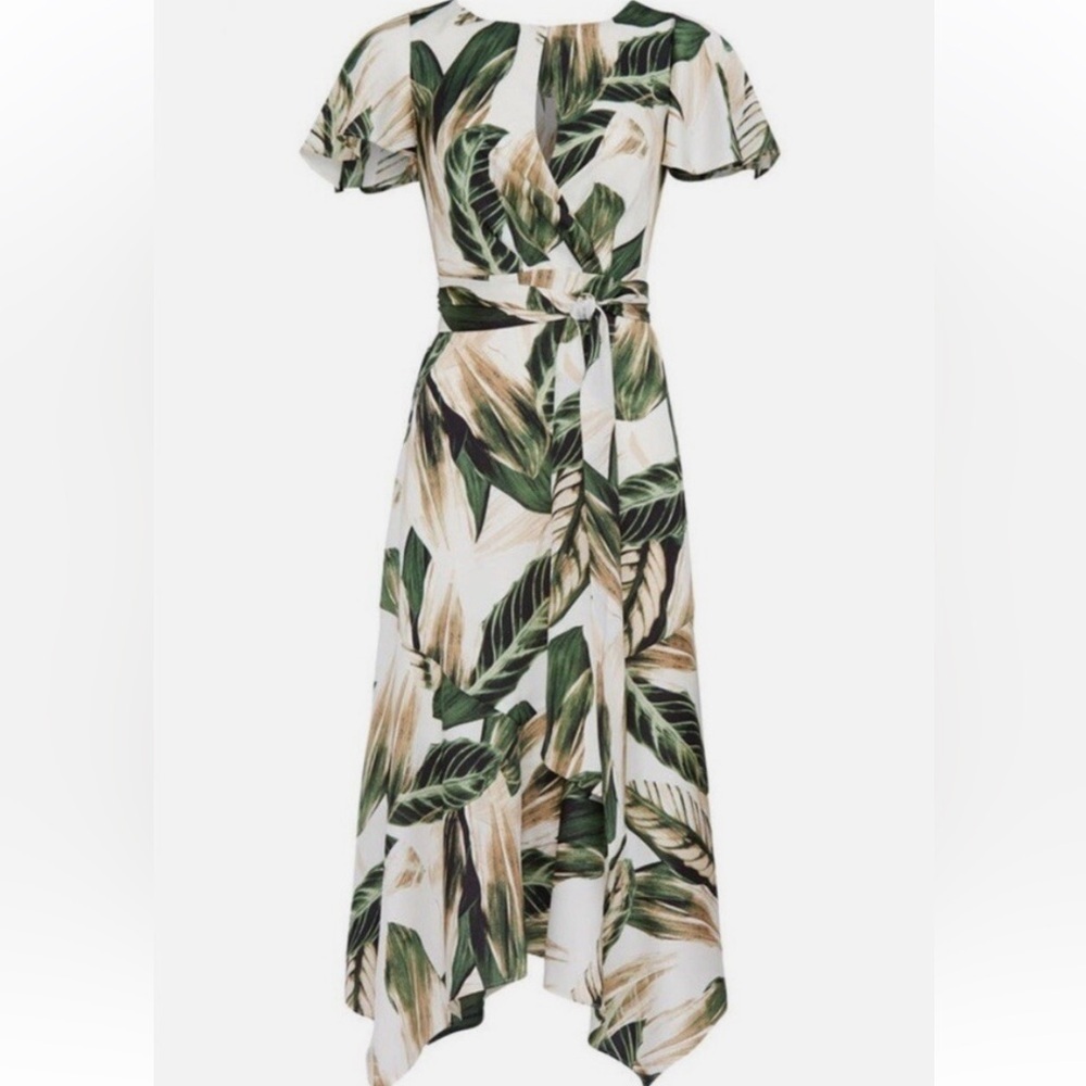 Great Jones Tropical Leaf Print Midi Dress - Picture 2 of 7